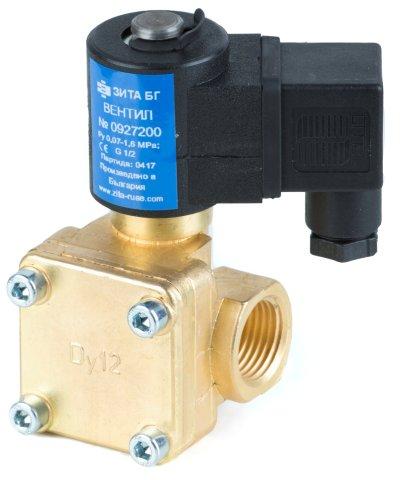 Вентиль электромагнитный ЗИТА тип 0927200 12 катушка 220V, 24V